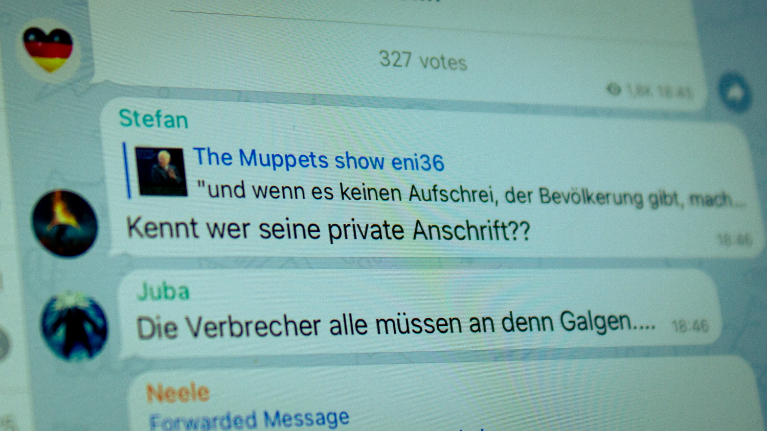 Hass auf Bundestagspräsident Wolfgang Schäuble